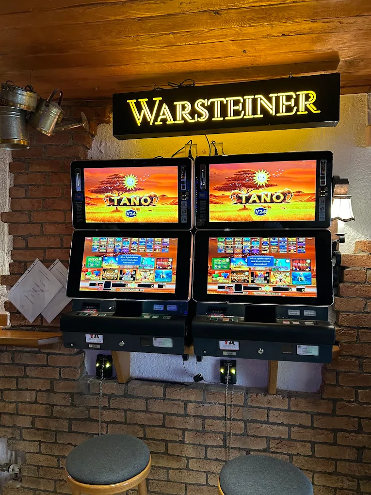 Traditionelle Gaststätte mit Spielautomaten